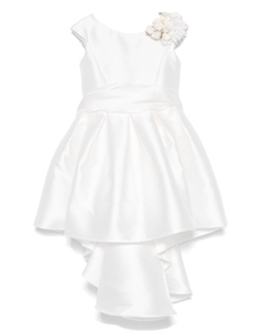 Платье с цветочной аппликацией Monnalisa