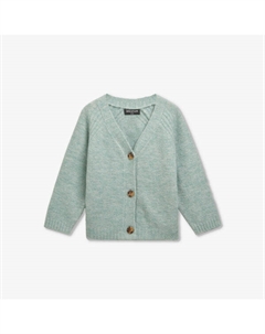 Фактурный кардиган из смесовой шерсти с v-образным вырезом 3-10 лет, зеленый Whistles