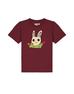 Футболка с принтом OSTERHASE MIT BLUMEN, цвет burgundy Watapparel