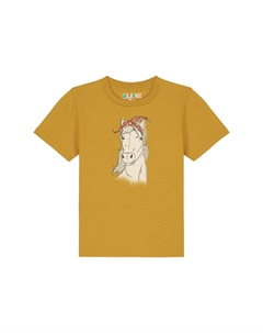 Футболка с принтом PFERD, цвет ochre Watapparel