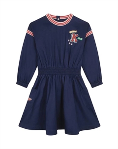 Стильное девичье платье, синий Kenzo