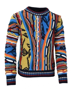 Уникальная художественная толстовка, синий Carlo colucci