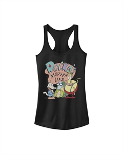 Майка с логотипом Juniors Rocko's Modern Life Trio Licensed character