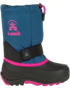 Детские непромокаемые зимние ботинки Rocket с утеплителем, светло-синий Kamik