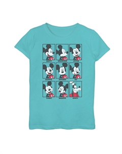 Топ с коллажем Emotions «Микки Маус и Гуфи для девочек» Disney's 6–16 лет Licensed character