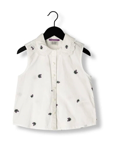 Топ без рукавов с воротником и принтом, белый Scotch&soda