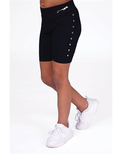 Черные велосипедки с заклепками в форме сердечек, черный Pineapple