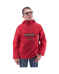 Нейлоновая куртка с капюшоном и набивкой из переработанного пуха, красный Napapijri