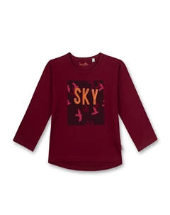 Лонгслив Langarmshirt, красный Sanetta