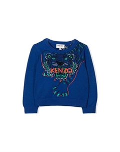 Свитер детский кашемировый, синий Kenzo