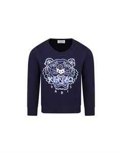 Толстовка детская с принтом, синий Kenzo