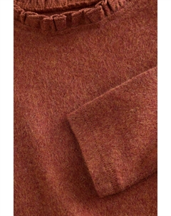 Топ из 100% хлопка с ажурным узором (3 мес 7 лет), коричневый Next