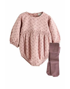 Комбинезон BLOOMER ROMPER WITH, REGULAR FIT SET, розовый Next