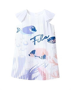 Детское платье PS, цвет White full print Fila