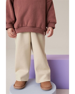 Уютные широкие брюки на флисовой подкладке (3 мес 7 лет), бежевый Next