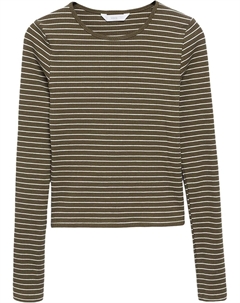 Футболка Alicia T-Shirt, хаки Mango