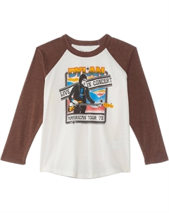 Футболка Bob Dylan - Live in Concert Raglan Tee, цвет White Cloud Chaser