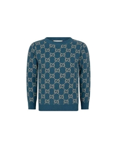 Детский свитер, синий Gucci