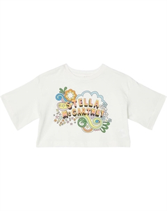 Футболка Tee with Stella Logo Love To Dream Print, белый Stella mccartney