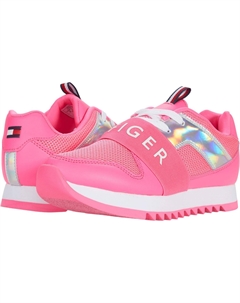Кроссовки Leslee Jogger, цвет Neon Pink Smooth/Mesh/Metallic Tommy hilfiger