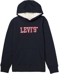 Худи Sherpa Lined Pullover Hoodie, цвет Caviar Levi's®