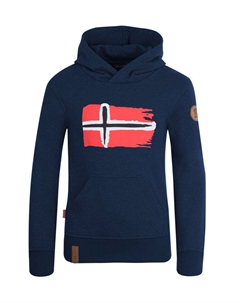 Пуловер с капюшоном, цвет marineblau Trollkids