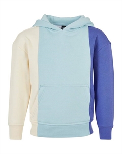 Пуловер с капюшоном, цвет whitesand/oceanblue/purpleday Urban classics