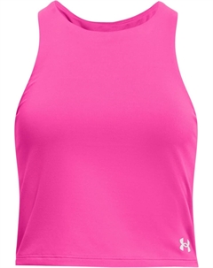 Топ Motion Crop Tank, цвет Rebel Pink/Pink Under armour