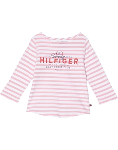 Футболка Tommy Stripe Tee, цвет Sea Pink Tommy hilfiger