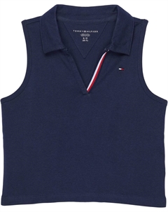 Топ Sleeveless Knit Top, цвет Cobalt Sapphire Tommy hilfiger
