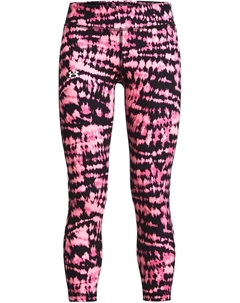 Брюки Motion Printed Crop, цвет Fluo Pink/Black/White Under armour