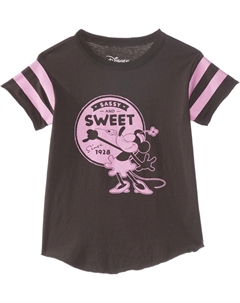 Футболка Disney 100 - Sassy and Sweet Shirttail Tee, цвет Union Black Chaser