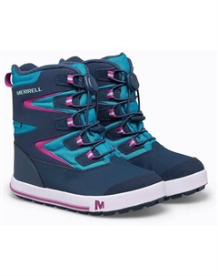 Ботинки Snow Bank 3.0 Waterproof, цвет Navy/Turquoise Merrell