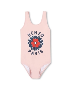 Купальник с логотипом, розовый Kenzo kids