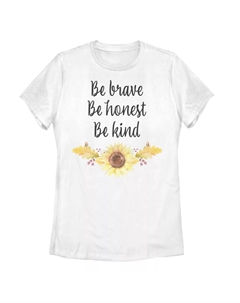 Детская футболка Be Brave Honest Kind с рисунком Unbranded