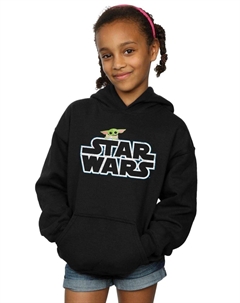 Толстовка с логотипом The Mandalorian The Child, черный Star wars