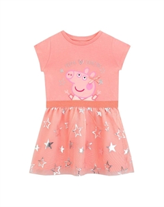 Платье Балерины со Звездами Металлик, розовый Peppa pig
