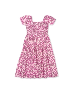 Платье со сборками жирафа, фиолетовый Kite