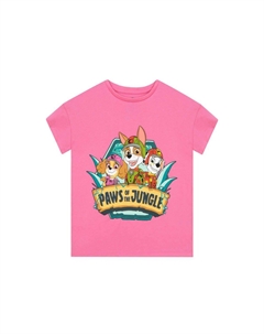 Футболка «Щенки джунглей», розовый Paw patrol