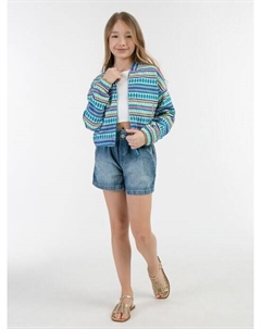 Куртка бомбер, синий Izia