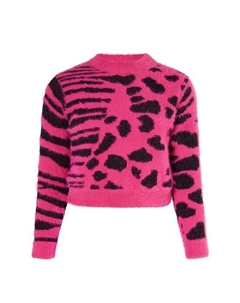 Вязаный свитер, розовый Mymo