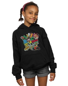Толстовка Teen Titans Go Robin Montage, черный Dc comics