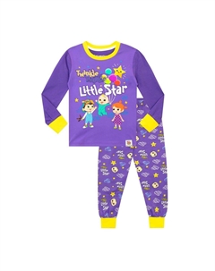 Пижама Twinkle Twinkle Little Star Snuggle Fit, фиолетовый Cocomelon