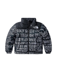 Детский пуховик, цвет Printing The north face
