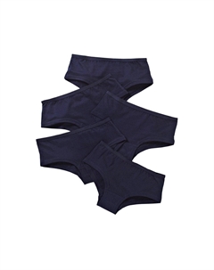 Набор из 5 простых трусов-хипстеров, синий Just essentials