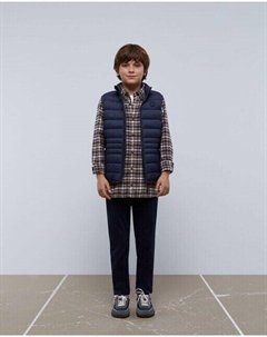 Однотонный жилет для мальчика, темно-синий Scalpers