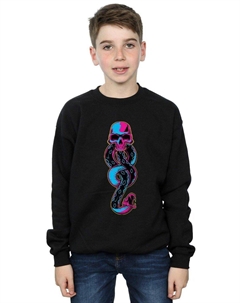 Неоновый свитшот Dark Mark, черный Harry potter