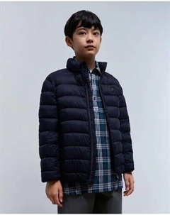 Пуховик для мальчика стеганый на молнии, темно-синий Scalpers