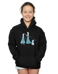 Толстовка со снежинками Frozen Magic, черный Disney