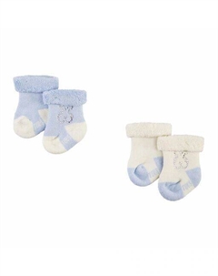 Комплект из 2 носков для мальчика со стразами, синий Tous